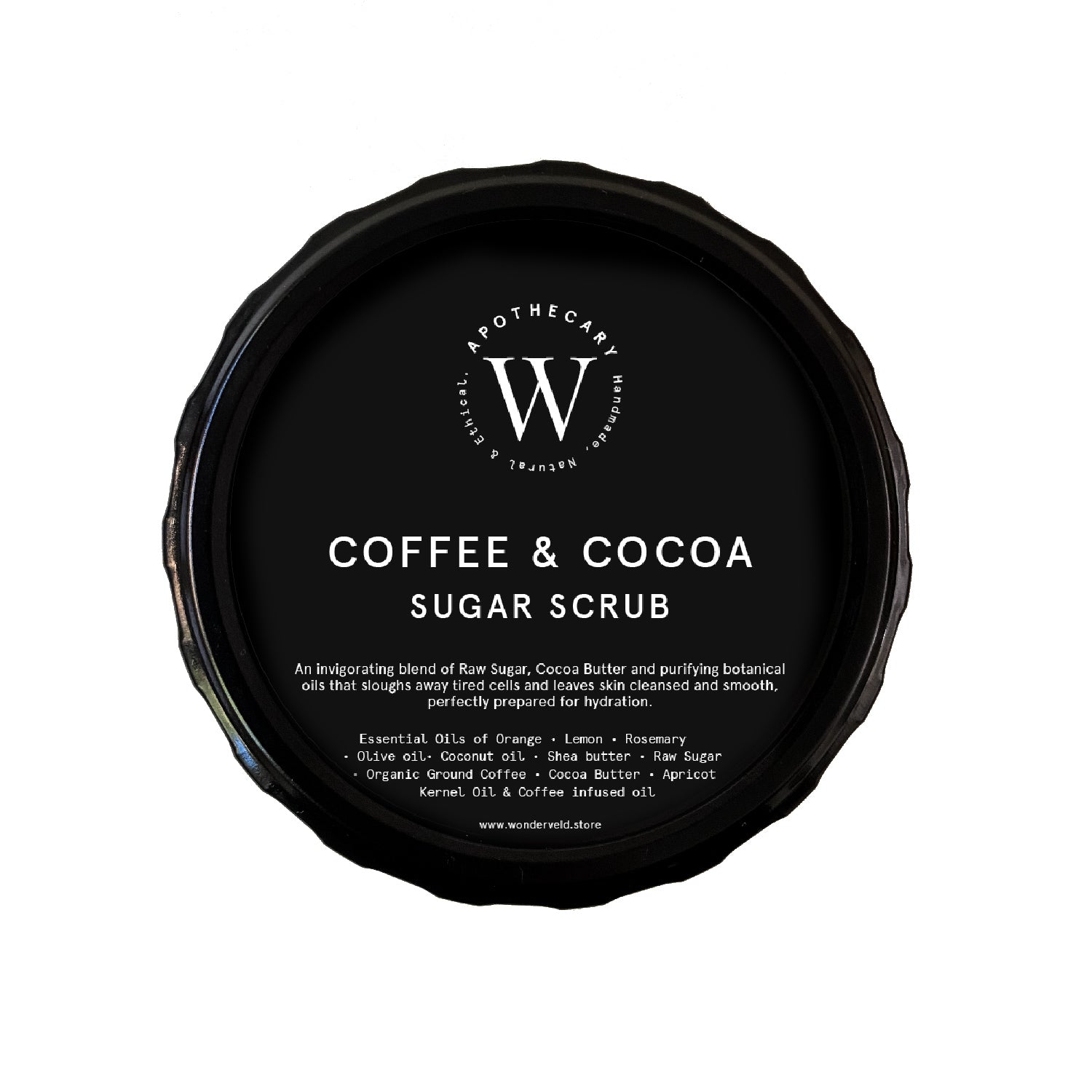 COFFEE + COCOA - Sugar Scrub - WONDERVELD APOTHECARY
