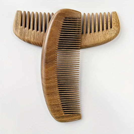 Natural Green Sandalwood Comb
