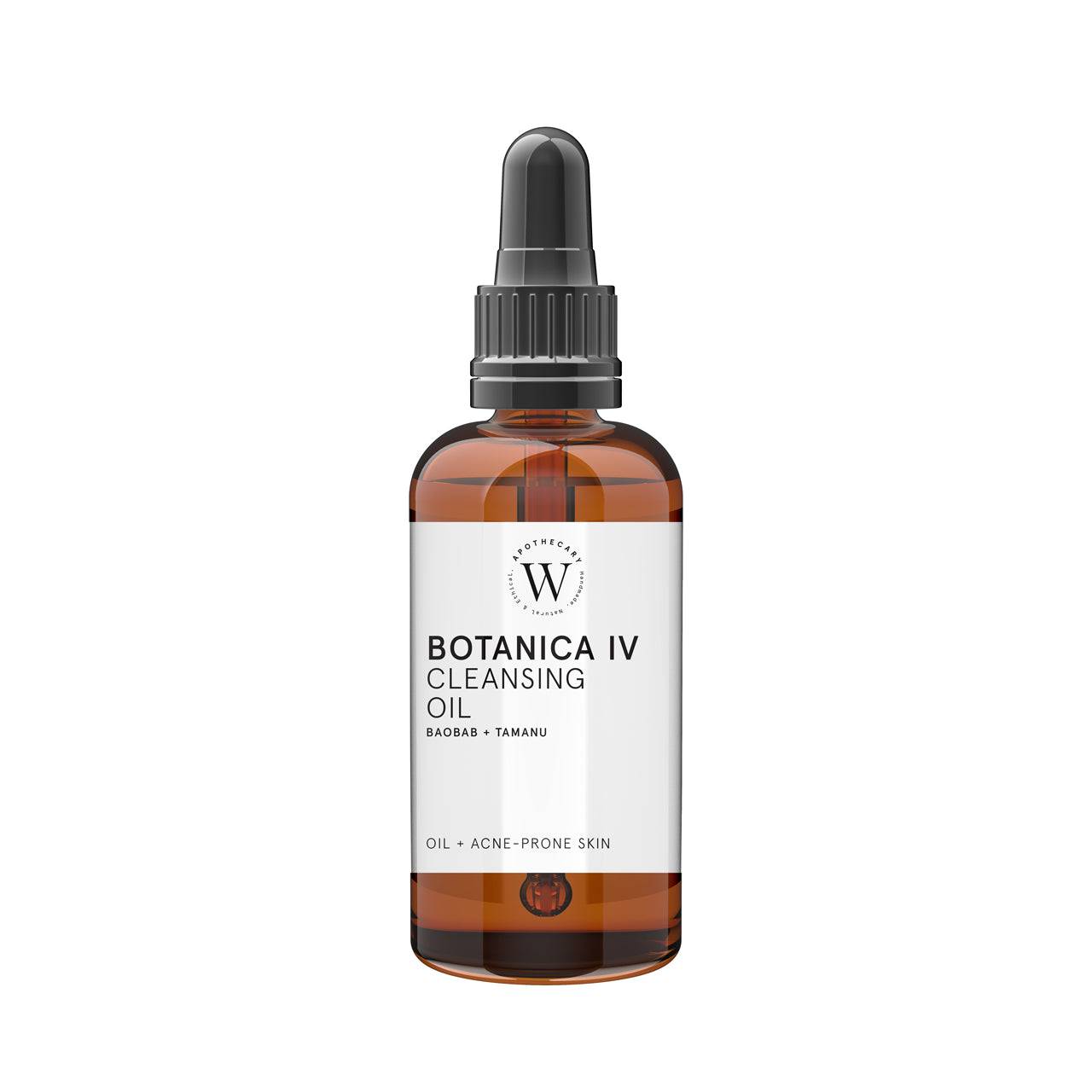 BOTANICA IV CLEANSING OIL - Baobab + Tamanu - WONDERVELD APOTHECARY
