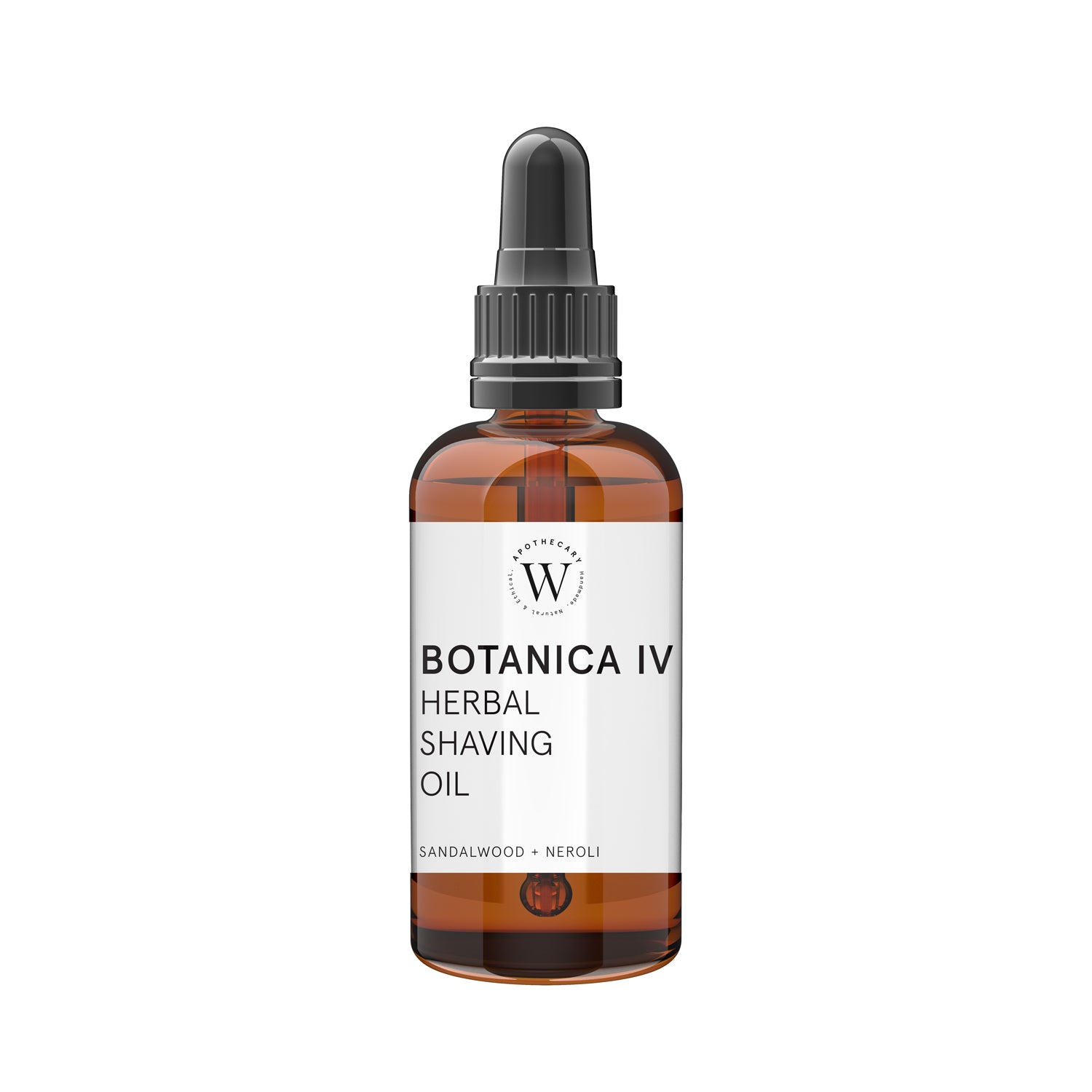 BOTANICA IV - HERBAL SHAVING OIL with Neroli blossom & Sandalwood - WONDERVELD APOTHECARY